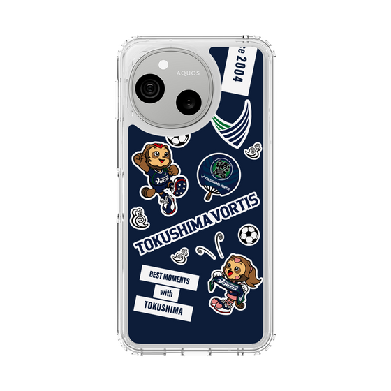 スリムプロテクションケース［ 徳島ヴォルティス - ステッカー - VORTIS INDIGO BLUE ］