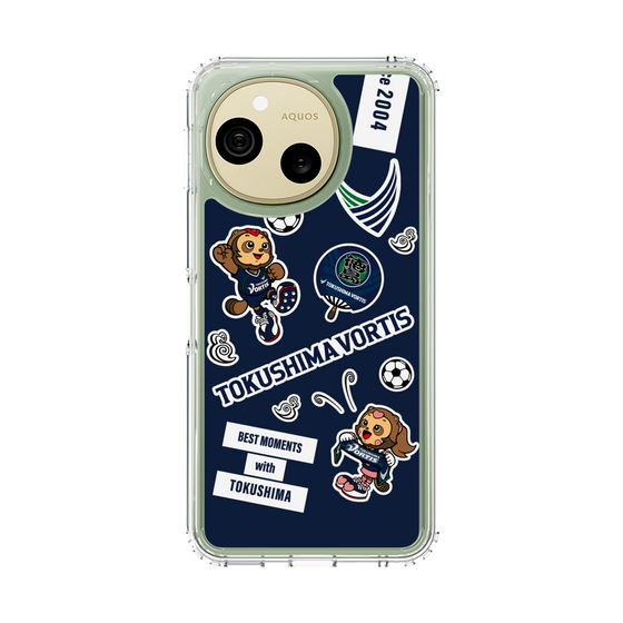 スリムプロテクションケース［ 徳島ヴォルティス - ステッカー - VORTIS INDIGO BLUE ］