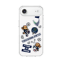 スリムプロテクションケース［ 徳島ヴォルティス - ステッカー - WHITE ］