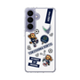 スリムプロテクションケース［ 徳島ヴォルティス - ステッカー - WHITE ］