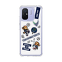 スリムプロテクションケース［ 徳島ヴォルティス - ステッカー - WHITE ］
