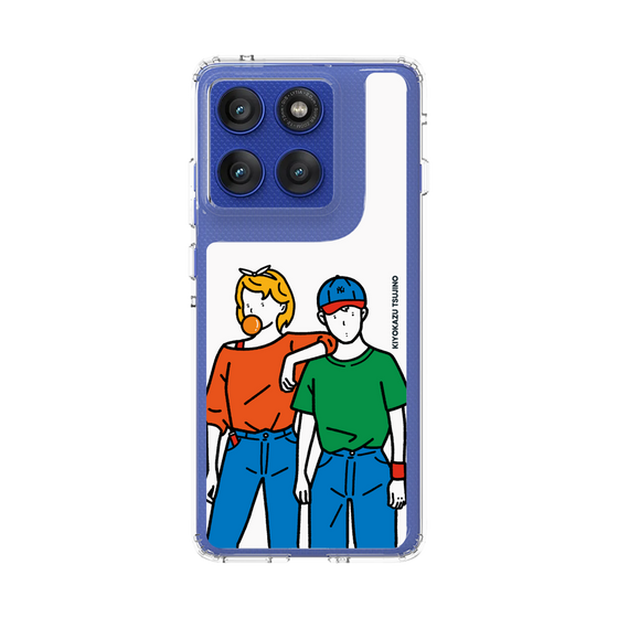 スリムプロテクションケース［ 辻野清和 - Girl and Boy ］