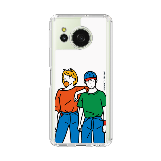 スリムプロテクションケース［ 辻野清和 - Girl and Boy ］