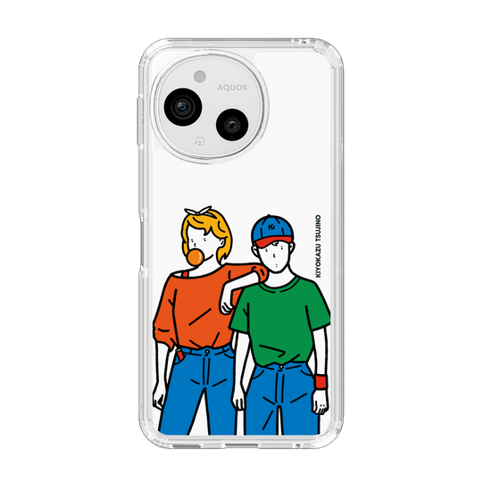 スリムプロテクションケース［ 辻野清和 - Girl and Boy ］