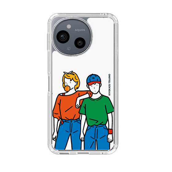 スリムプロテクションケース［ 辻野清和 - Girl and Boy ］