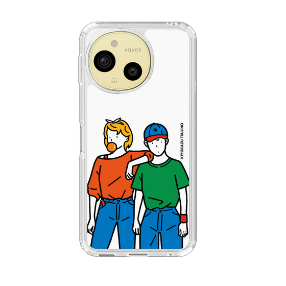 スリムプロテクションケース［ 辻野清和 - Girl and Boy ］