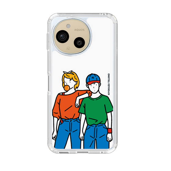 スリムプロテクションケース［ 辻野清和 - Girl and Boy ］