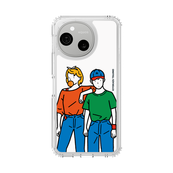 スリムプロテクションケース［ 辻野清和 - Girl and Boy ］