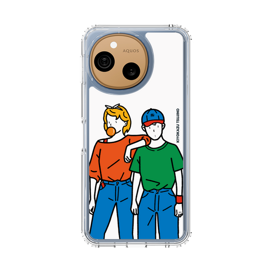 スリムプロテクションケース［ 辻野清和 - Girl and Boy ］