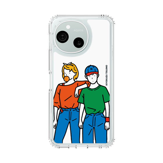 スリムプロテクションケース［ 辻野清和 - Girl and Boy ］