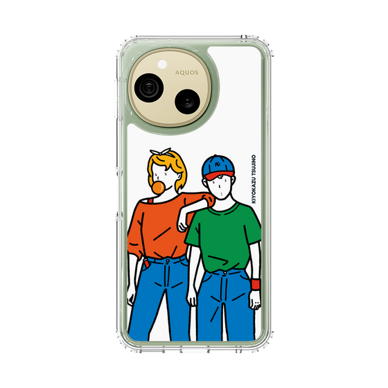 スリムプロテクションケース［ 辻野清和 - Girl and Boy ］