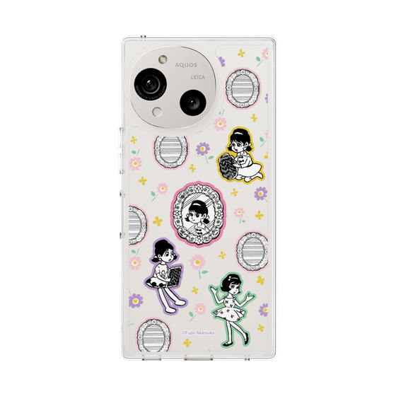 スリムプロテクションケース［ ひみつのアッコちゃん - ステッカー ］