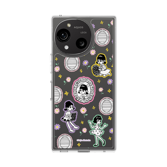 スリムプロテクションケース［ ひみつのアッコちゃん - ステッカー ］