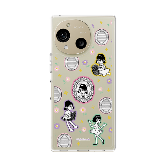 スリムプロテクションケース［ ひみつのアッコちゃん - ステッカー ］