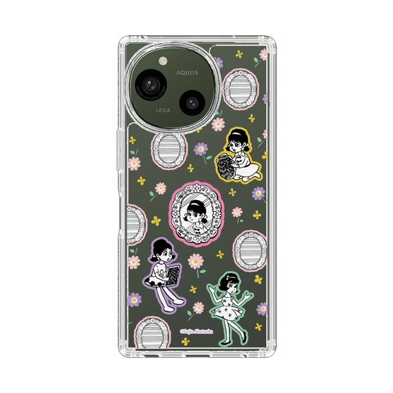 スリムプロテクションケース［ ひみつのアッコちゃん - ステッカー ］