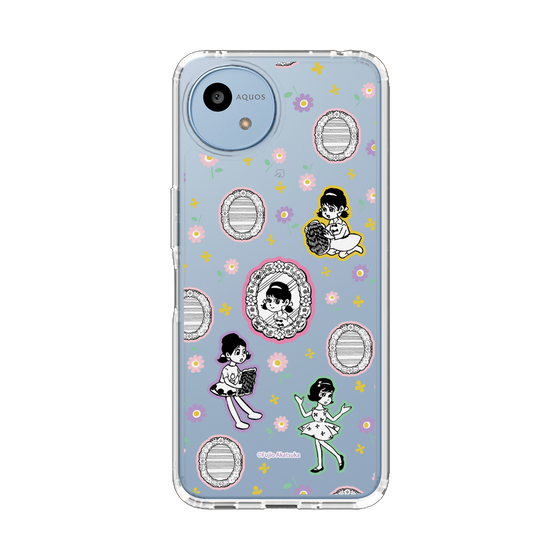 スリムプロテクションケース［ ひみつのアッコちゃん - ステッカー ］