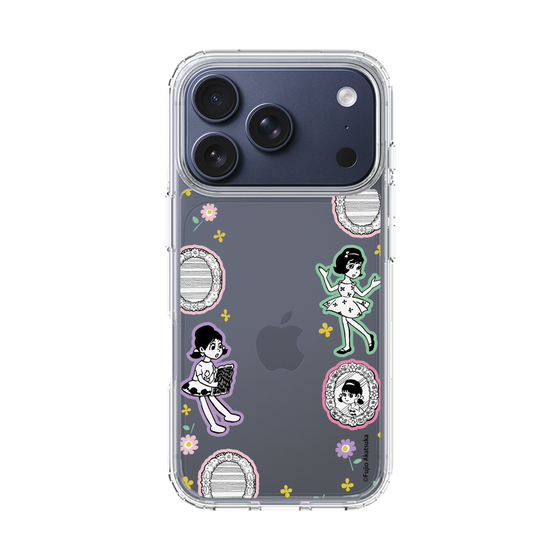 スリムプロテクションケース［ ひみつのアッコちゃん - リボン - ステッカー ］