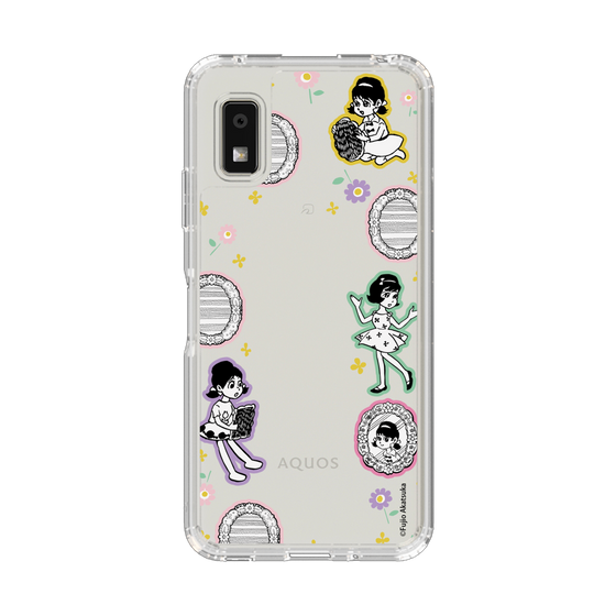 スリムプロテクションケース［ ひみつのアッコちゃん - リボン - ステッカー ］
