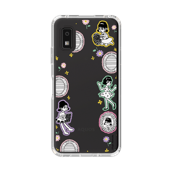 スリムプロテクションケース［ ひみつのアッコちゃん - リボン - ステッカー ］