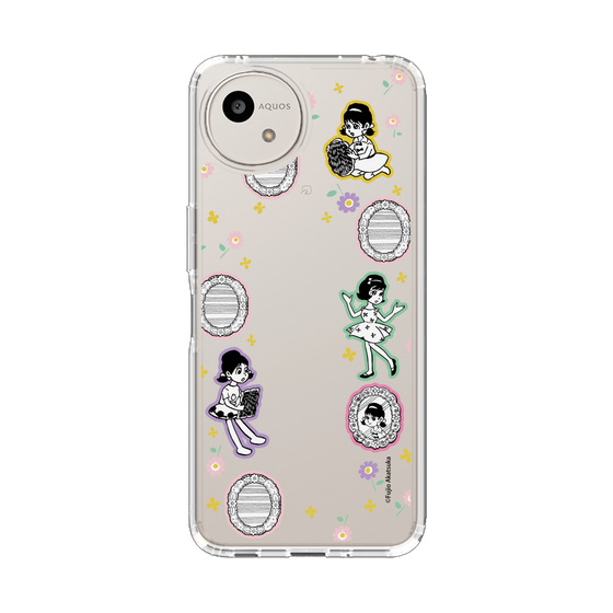 スリムプロテクションケース［ ひみつのアッコちゃん - リボン - ステッカー ］