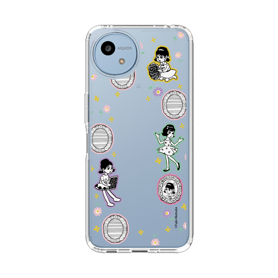 スリムプロテクションケース［ ひみつのアッコちゃん - リボン - ステッカー ］