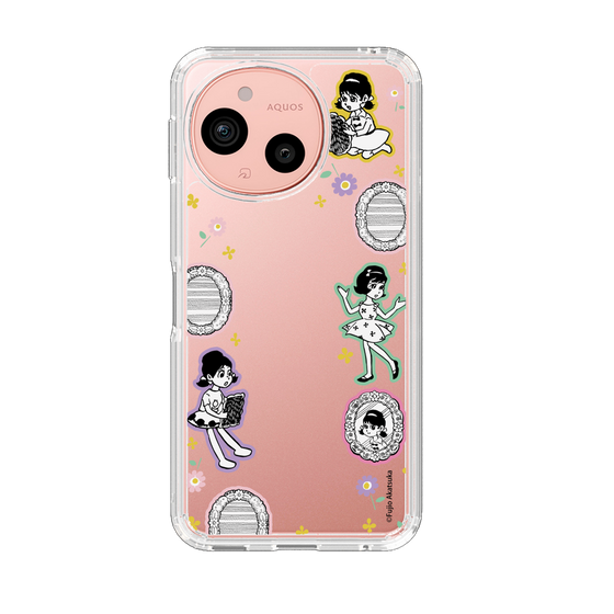 スリムプロテクションケース［ ひみつのアッコちゃん - リボン - ステッカー ］