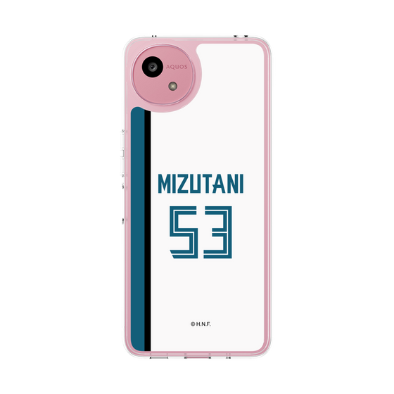 スリムプロテクションケース［ 北海道日本ハムファイターズ - ホーム #53 MIZUTANI ］