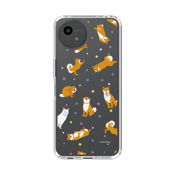 スリムプロテクションケース［ 柴田さん - 総柄 - 金平糖 ］