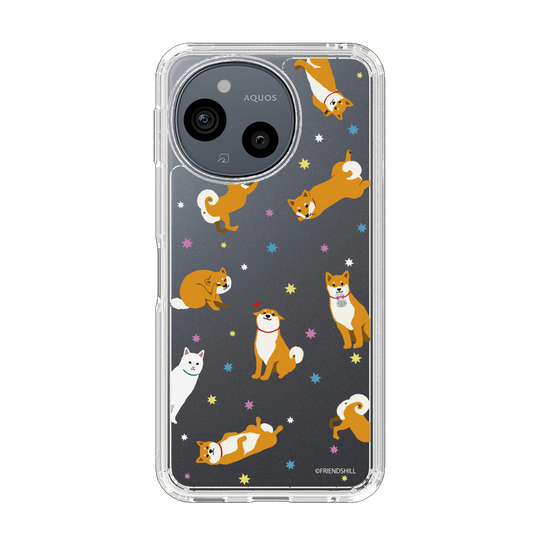 スリムプロテクションケース［ 柴田さん - 総柄 - 金平糖 ］