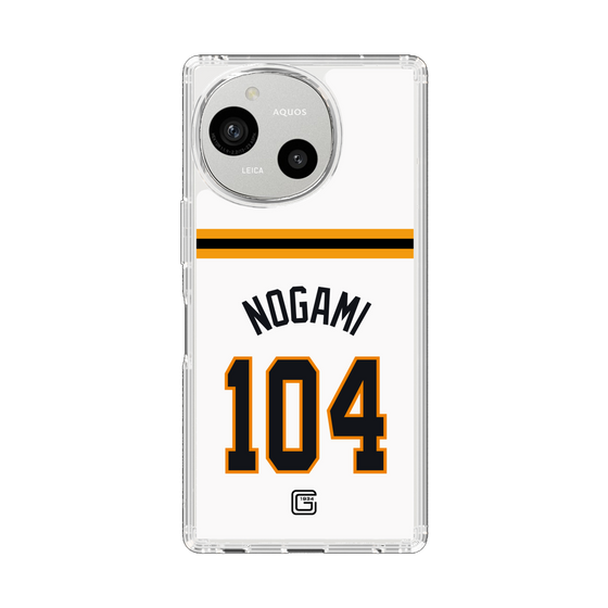 スリムプロテクションケース［ 読売ジャイアンツ - #104 NOGAMI - ホーム ］