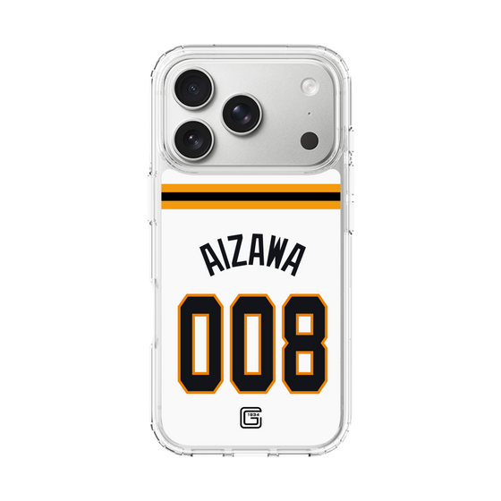 スリムプロテクションケース［ 読売ジャイアンツ - #008 AIZAWA - ホーム ］