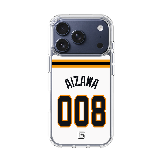 スリムプロテクションケース［ 読売ジャイアンツ - #008 AIZAWA - ホーム ］