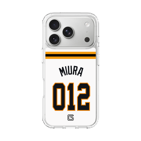 スリムプロテクションケース［ 読売ジャイアンツ - #012 MIURA - ホーム ］