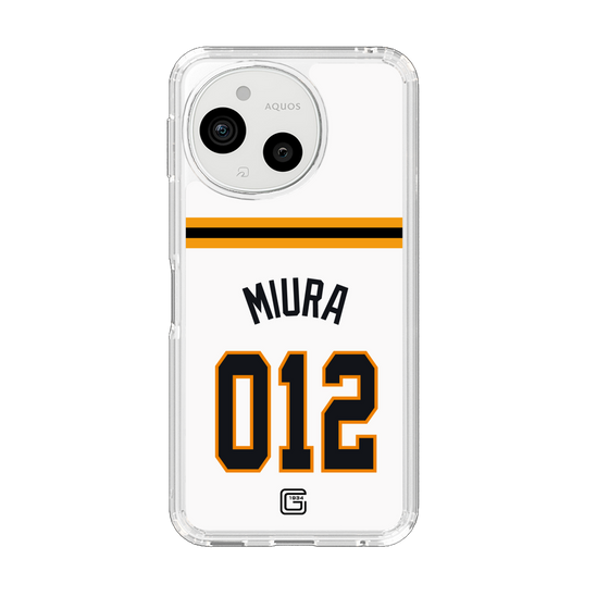 スリムプロテクションケース［ 読売ジャイアンツ - #012 MIURA - ホーム ］