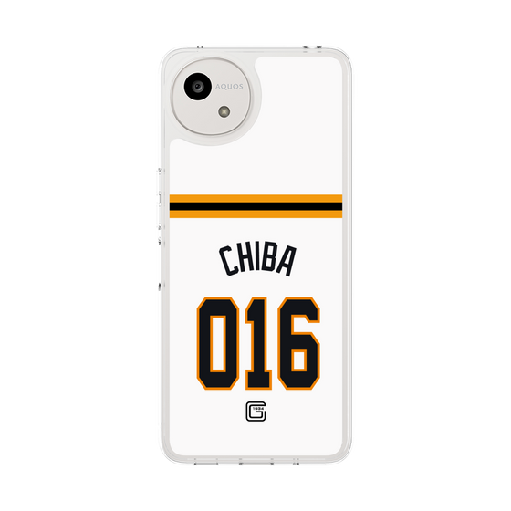 スリムプロテクションケース［ 読売ジャイアンツ - #016 CHIBA - ホーム ］