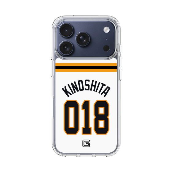 スリムプロテクションケース［ 読売ジャイアンツ - #018 KINOSHITA - ホーム ］