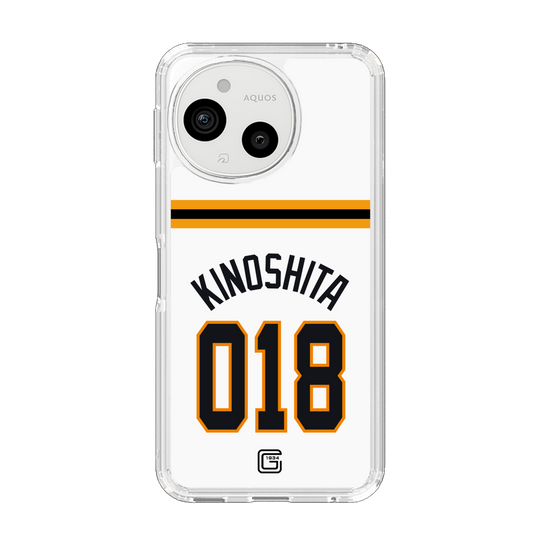 スリムプロテクションケース［ 読売ジャイアンツ - #018 KINOSHITA - ホーム ］