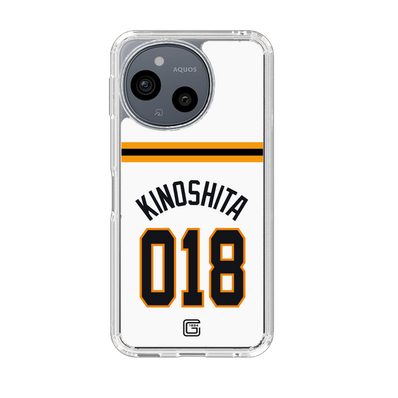 スリムプロテクションケース［ 読売ジャイアンツ - #018 KINOSHITA - ホーム ］