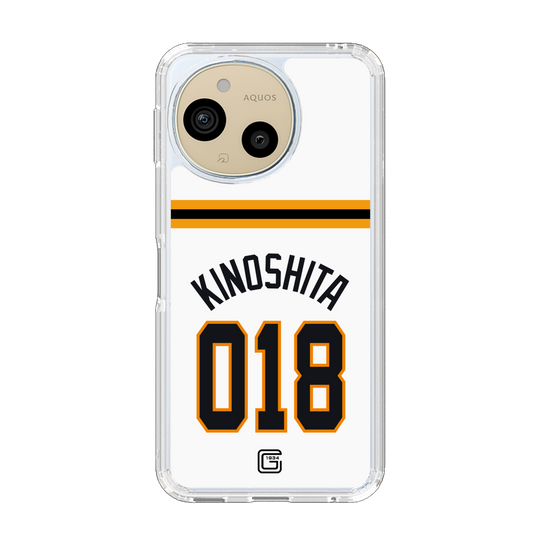 スリムプロテクションケース［ 読売ジャイアンツ - #018 KINOSHITA - ホーム ］