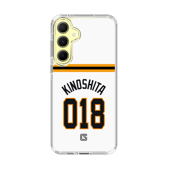 スリムプロテクションケース［ 読売ジャイアンツ - #018 KINOSHITA - ホーム ］
