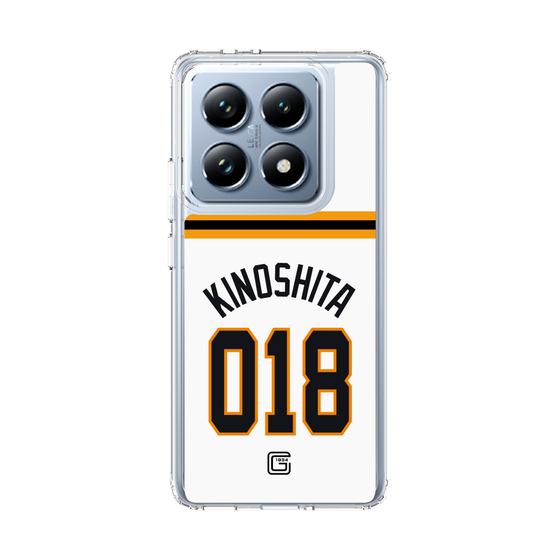 スリムプロテクションケース［ 読売ジャイアンツ - #018 KINOSHITA - ホーム ］