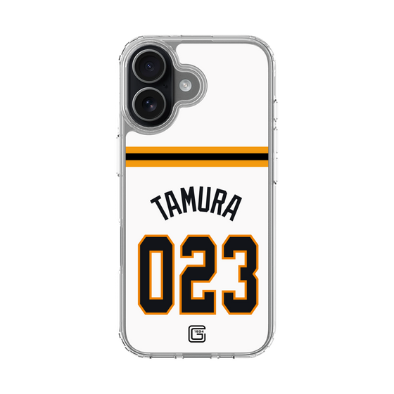 スリムプロテクションケース［ 読売ジャイアンツ - #023 TAMURA - ホーム ］