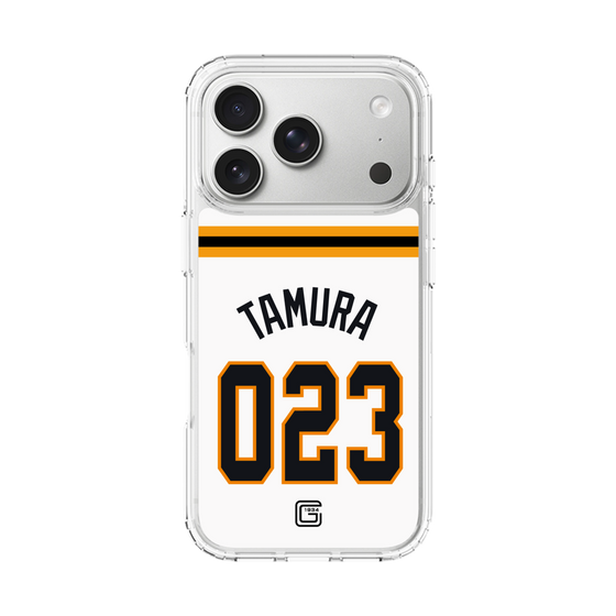 スリムプロテクションケース［ 読売ジャイアンツ - #023 TAMURA - ホーム ］
