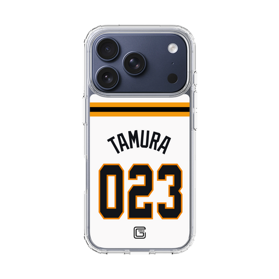 スリムプロテクションケース［ 読売ジャイアンツ - #023 TAMURA - ホーム ］
