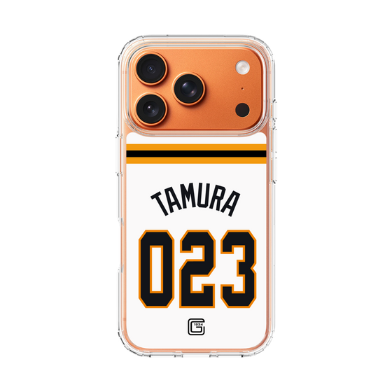 スリムプロテクションケース［ 読売ジャイアンツ - #023 TAMURA - ホーム ］