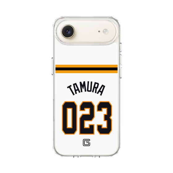 スリムプロテクションケース［ 読売ジャイアンツ - #023 TAMURA - ホーム ］