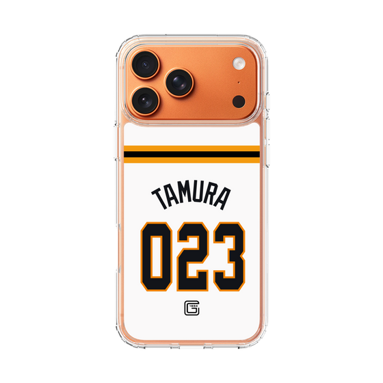 スリムプロテクションケース［ 読売ジャイアンツ - #023 TAMURA - ホーム ］