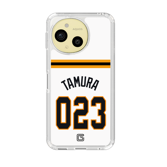 スリムプロテクションケース［ 読売ジャイアンツ - #023 TAMURA - ホーム ］