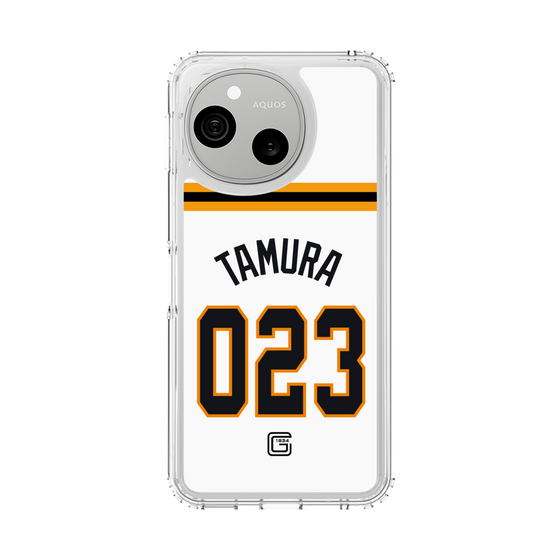 スリムプロテクションケース［ 読売ジャイアンツ - #023 TAMURA - ホーム ］