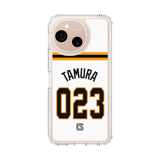 スリムプロテクションケース［ 読売ジャイアンツ - #023 TAMURA - ホーム ］